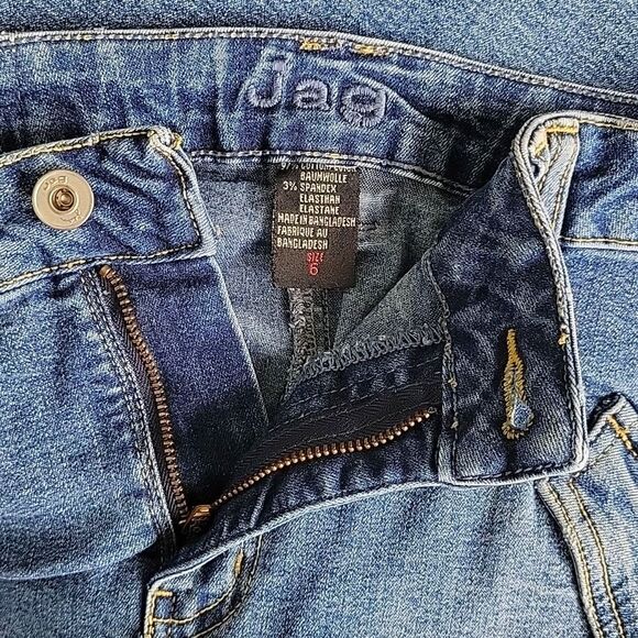 JAG JEAN Blue Denim Knee Length Casual Medium Wash Jeans Skirt size 6 - Picture 11 of 13